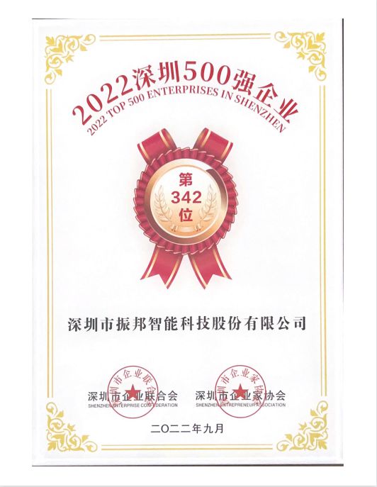 2022年深圳500强
